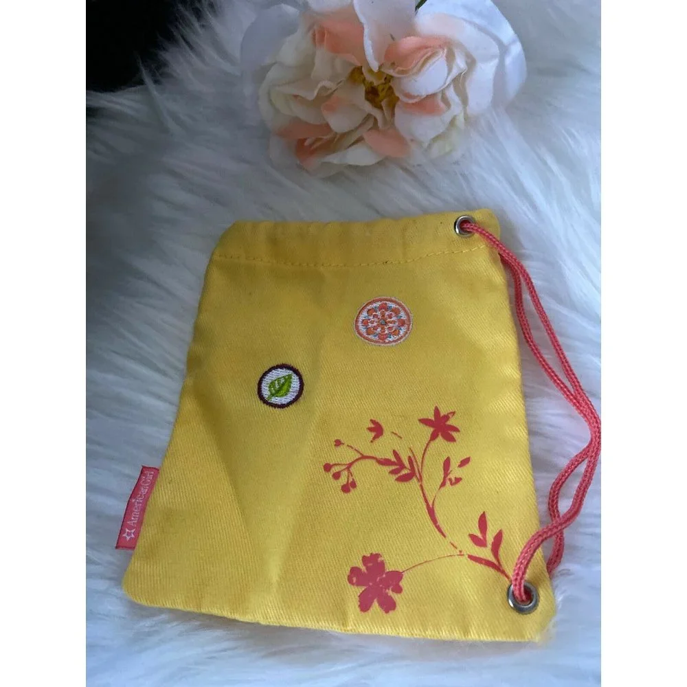 American Girl Battat OG Doll Retired Accessory Yellow Backpack for Dolls 16